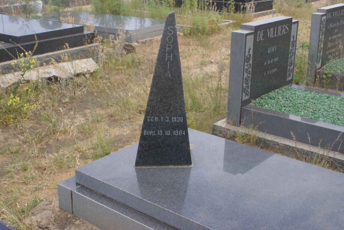 RENSBURG Sophia, Janse van voorheen STEYNBERG 1930-1984 _1