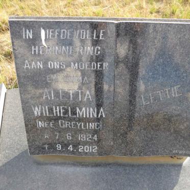 SNYMAN Hendrik Andreas 1913-1982  & Aletta Wilhelmina GREYLING 1924-2012_2
