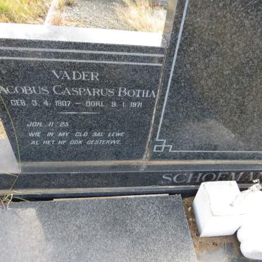 SCHOEMAN Jacobus Casparus 1907-1971