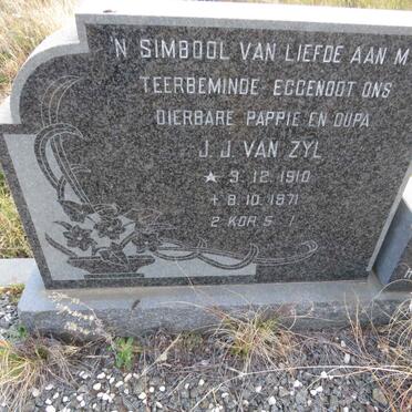 ZYL J.J., van 1910-1971