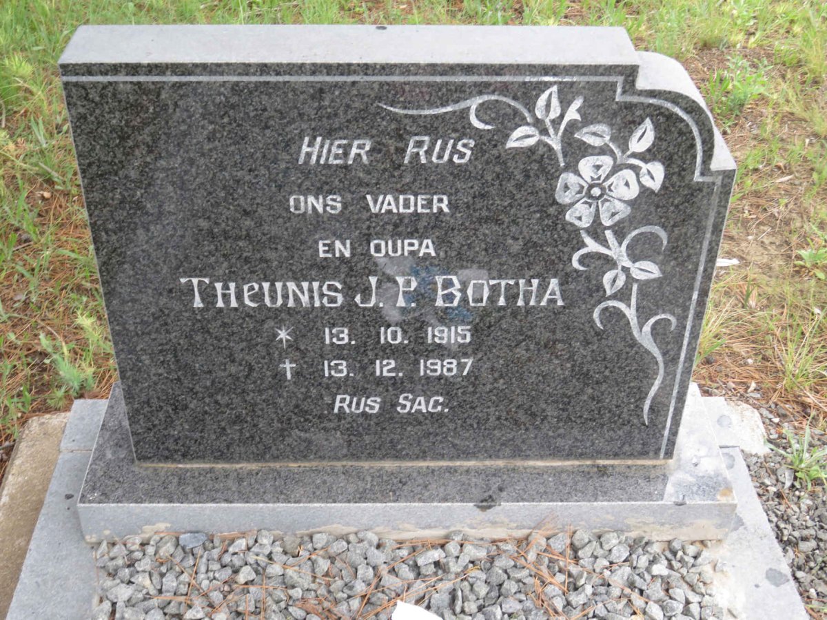 BOTHA Theunis J.P. 1915-1987