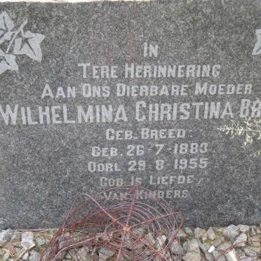 BRITS Wilhelmina Christina nee BREED 1883-1955