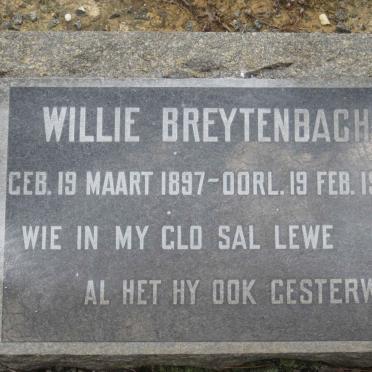 BREYTENBACH Willie 1897-1971
