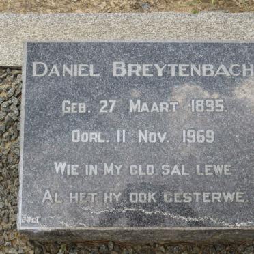 BREYTENBACH Daniel 1895-1969