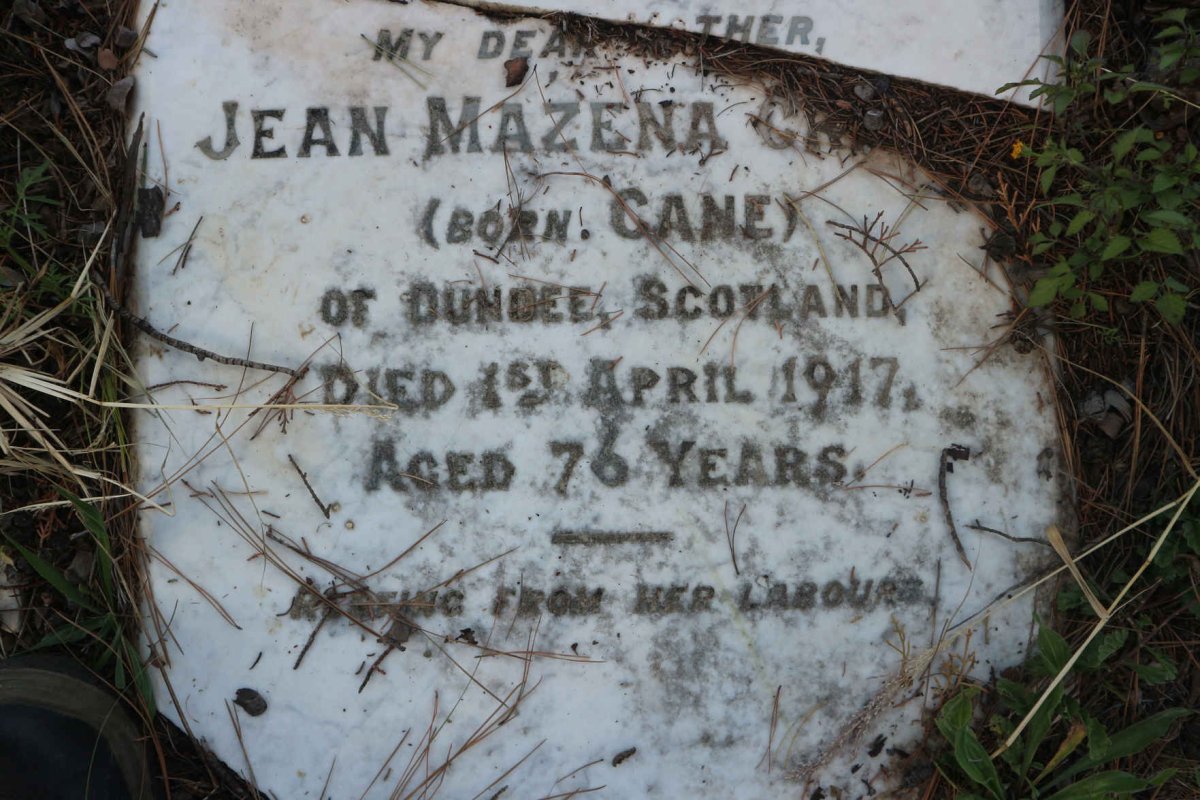 CRANE Jean Mazena nee CANE -1917