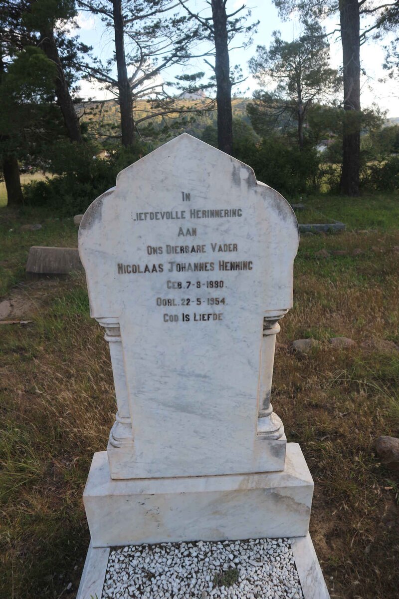 HENNING Nicolaas Johannes 1880-1954