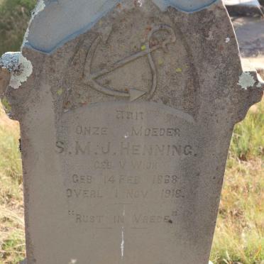 HENNING S.M.J. nee V. WIJK 1868-1918