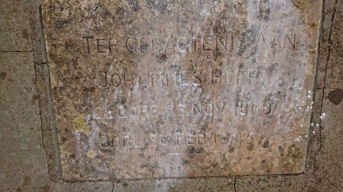 HEFR Johannes 1869-1945