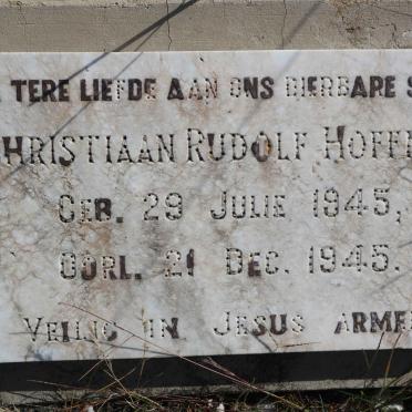 HOFFMAN Christiaan Rudolf 1945-1945