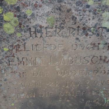 LABUSCHAGNE Emmie -1918