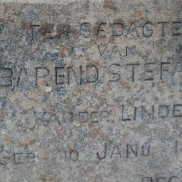 LINDE Barend Stefanes, van der 1823-1910