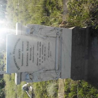 NIEMEYER Catherina Maria nee STEVENS -1930