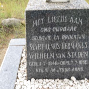 STADEN Marthinus Hermanus Wilhelm, van 1948-1950