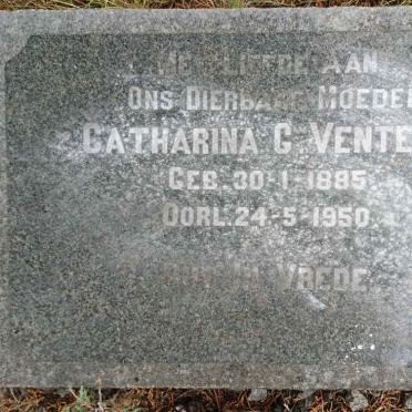 VENTER Catharina G. 1885-1950