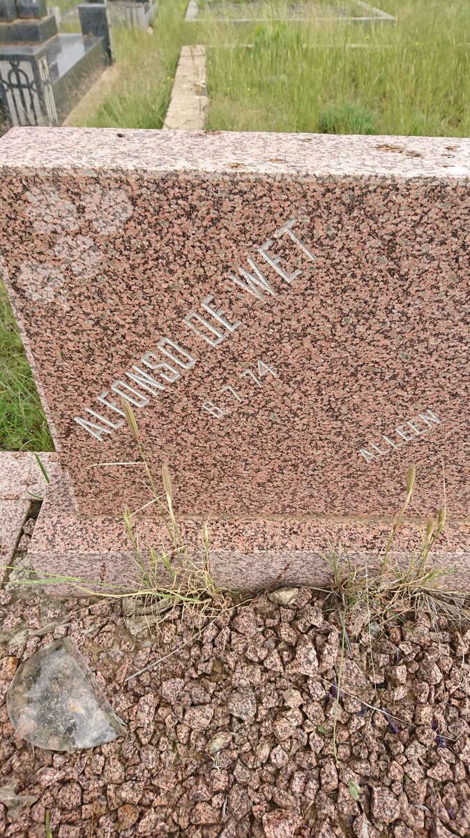 WET Alfonso, de -1974