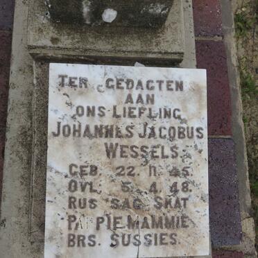 WESSELS Johannes Jacobus 1945-1948