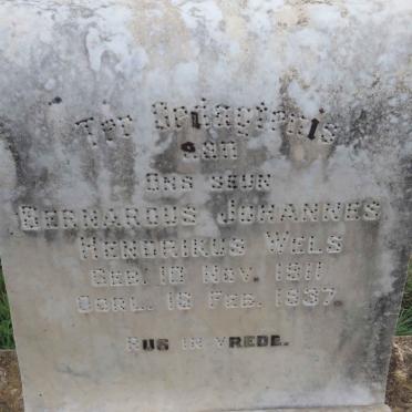 WELS Bernardus Johannes Hendrikus 1911-1937