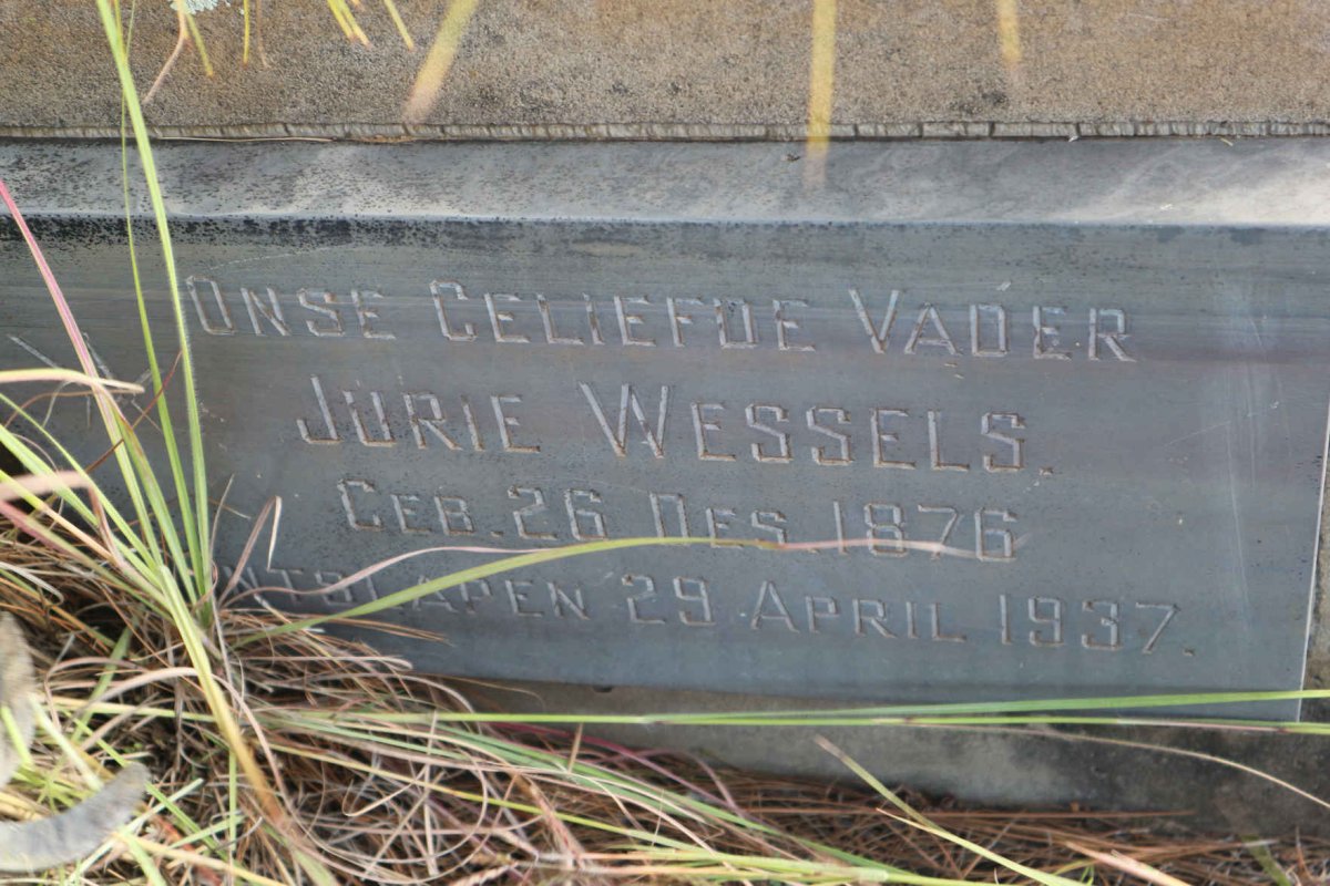 WESSELS Jurie 1876-1937