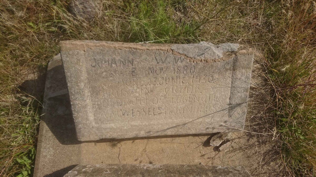 WESSELS Johannes W. 1880-1930