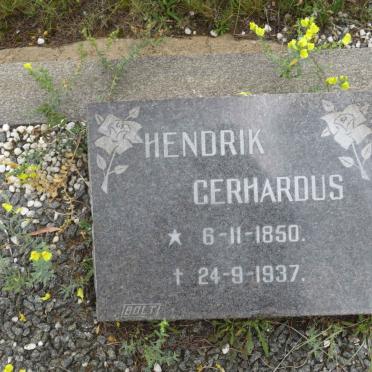 ? Hendrik Gerhardus 1850-1937