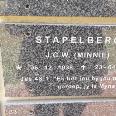 STAPELBERG J.C.W. 1938-2010