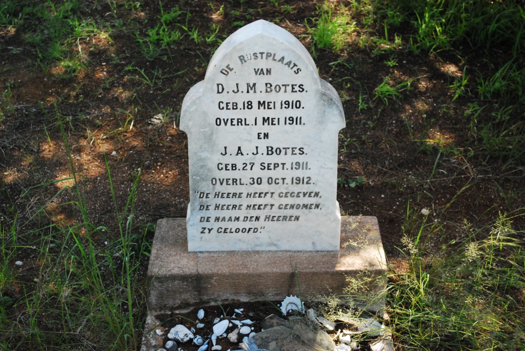 BOTES D.J.M. 1910-1911 :: BOTES J.A.J. 1911-1912