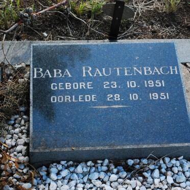 RAUTENBACH Baba 1951-1951