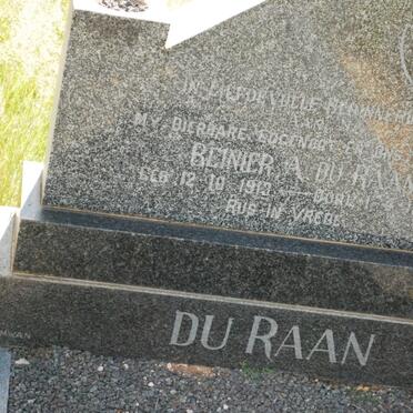 RAAN Renier A., du 1913-1964