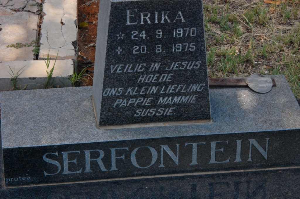 SERFONTEIN Erika 1970-1975