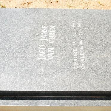 VUUREN Jaco, Janse van 1968-2000