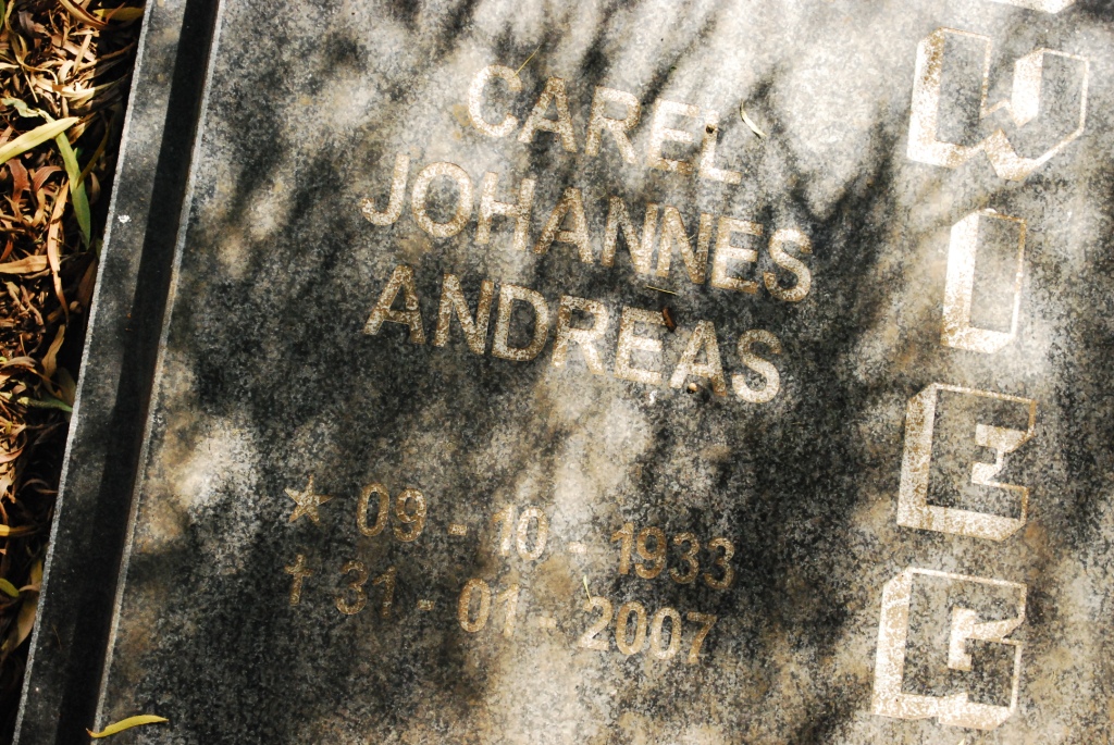 ZWIEGELAAR Carel Johannes Andreas 1933-2007