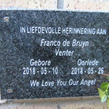 VENTER Franco de Bruyn 2018-2018