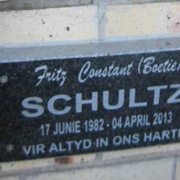 SCHULTZ Fritz Constant 1982-2013