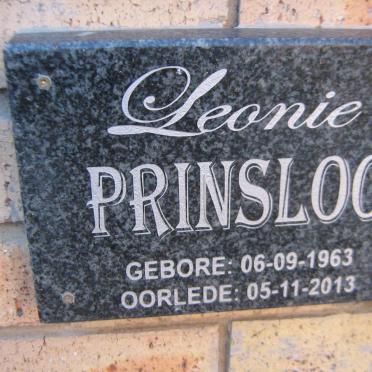 PRINSLOO Leonie 1963-2013