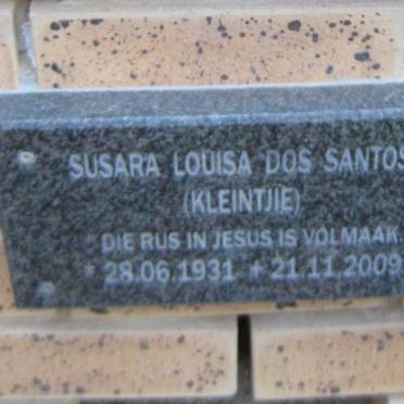 SANTOS Susara Louisa, dos 1931-2009
