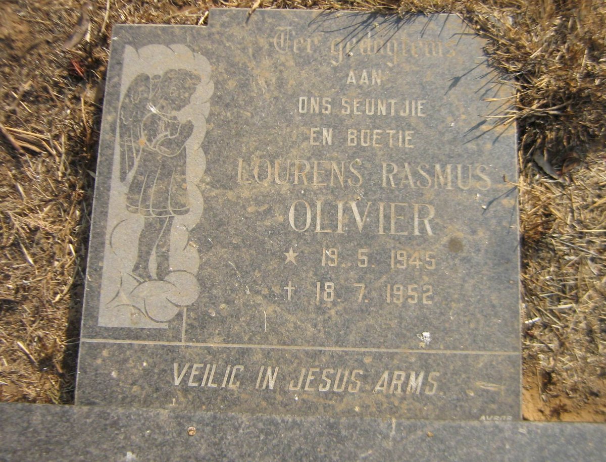 OLIVIER Lourens Rasmus 1945-1952
