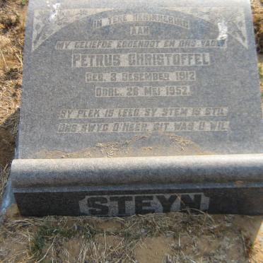 STEYN Petrus Christoffel 1912-1952