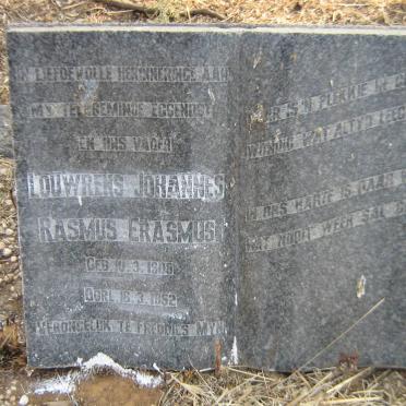 ERASMUS Louwrens Johannes 1908-1952