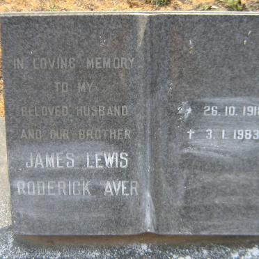 AVER James Lewis Roderick 1918-1983