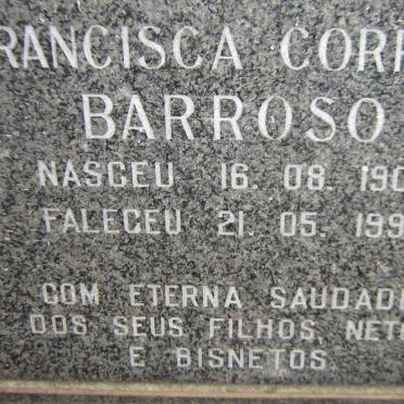 BARROSO Francisca Correia 1909-1992