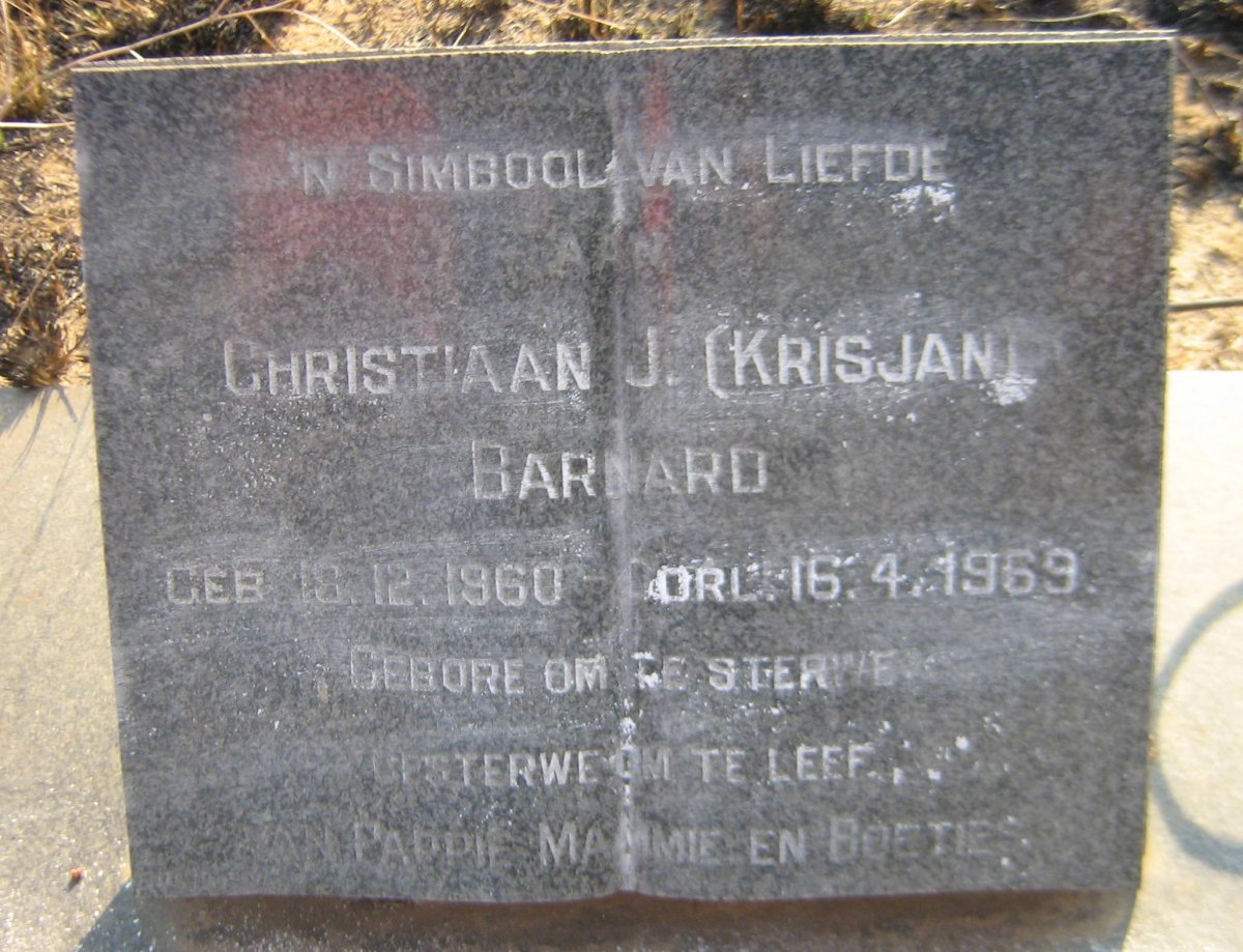 BARNARD Christiaan J. 1960-1969