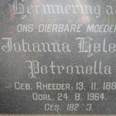 BREDENKAMP Mathys Petrus 1876-1917 &amp; Johanna Helena Petronella RHEEDER 1886-1964 