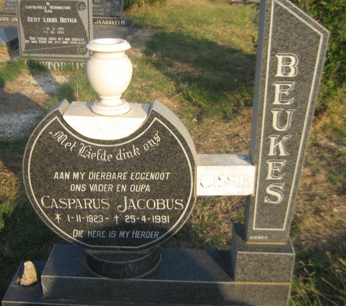 BEUKES Casparus Jacobus 1923-1991