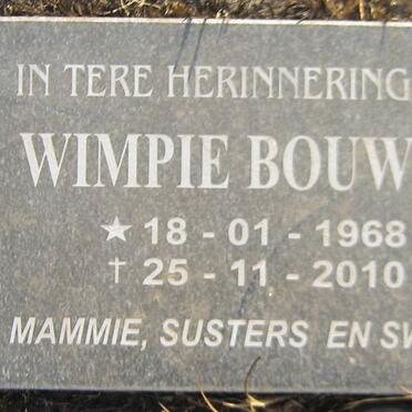 BOUWER Wimpie 1968-2010