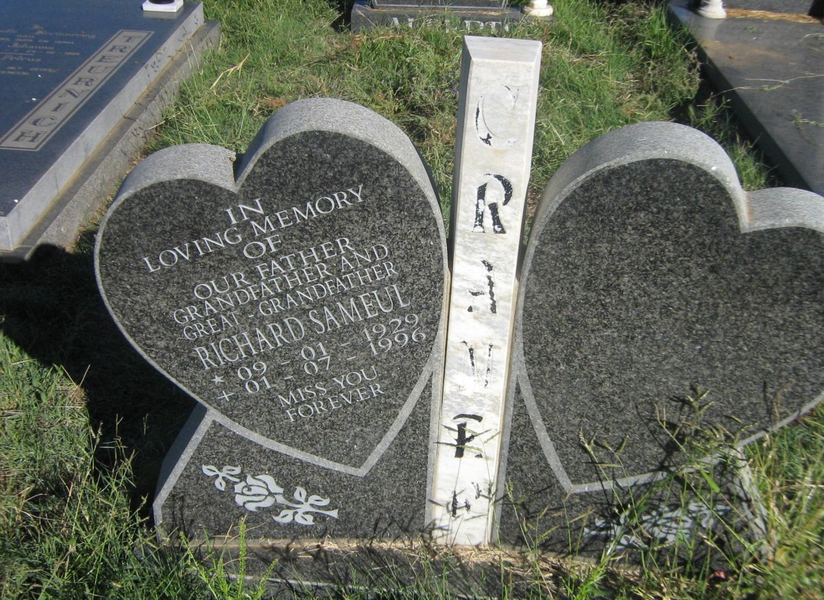 CRAMER Richard Sameul 1929-1996