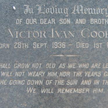 COOPER Victor Ivan 1936-1956