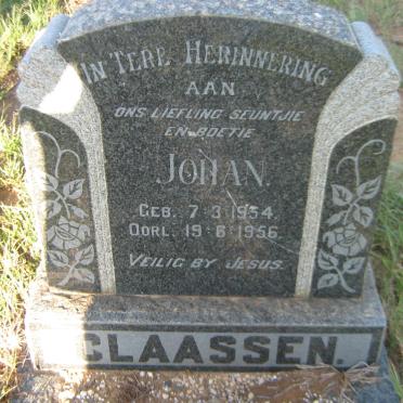 CLAASSEN Johan 1954-1956