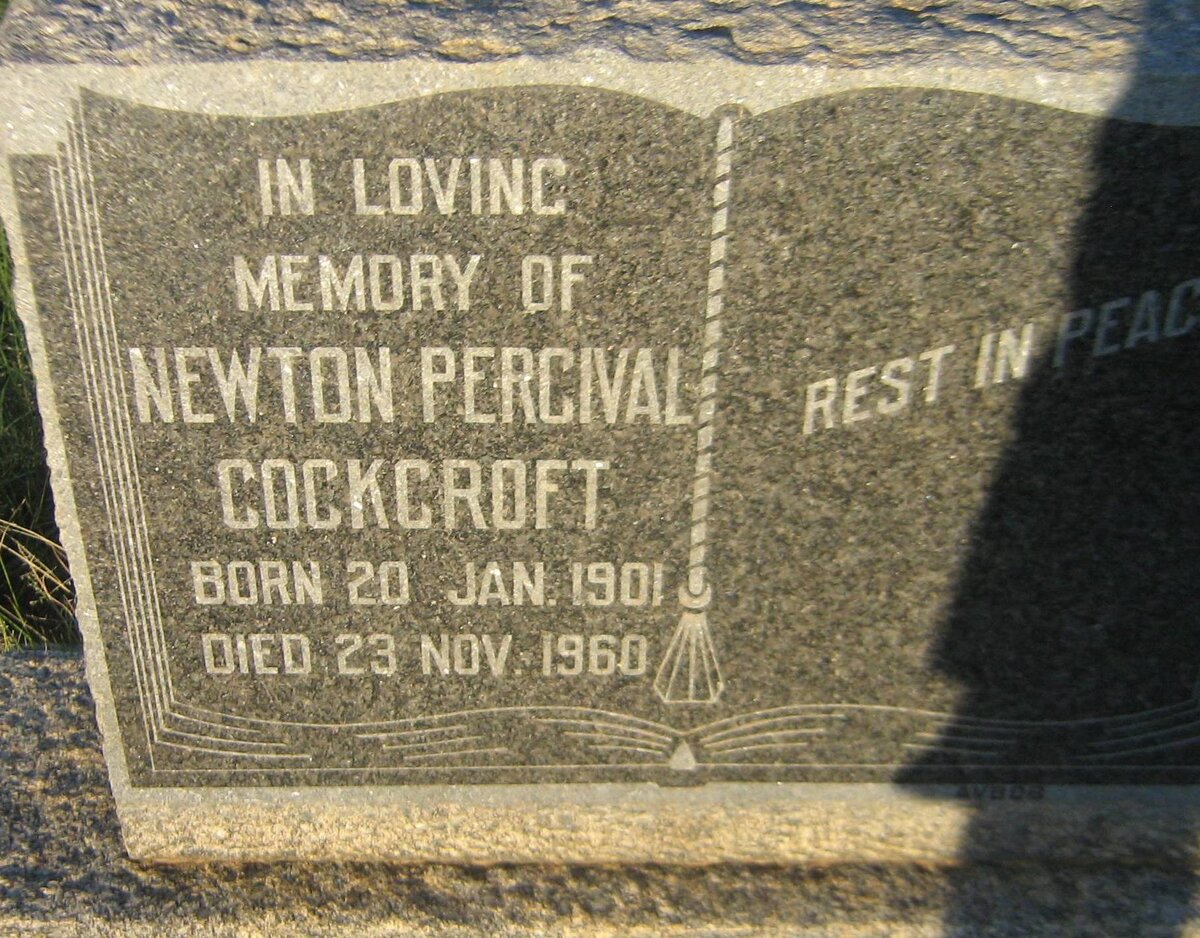 COCKROFT Newton Percival 1901-1960