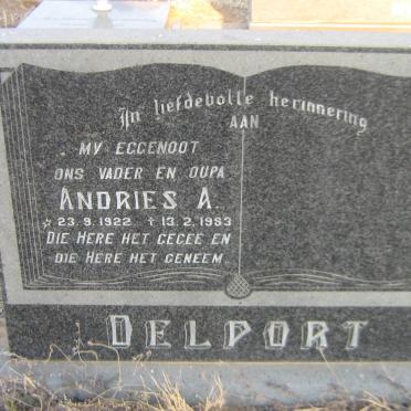 DELPORT Andries A. 1922-1983