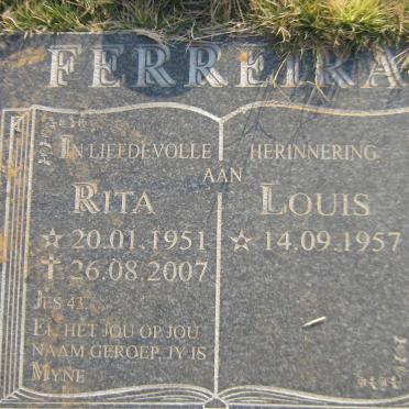 FERREIRA Louis 1957- &amp; Rita 1951-2007